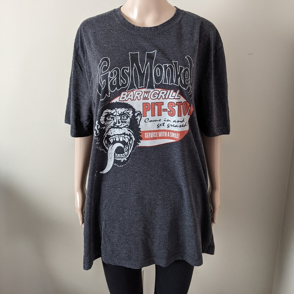 Gas Monkey Bar & Grill black tshirt, men's XL - Picture 2 of 4